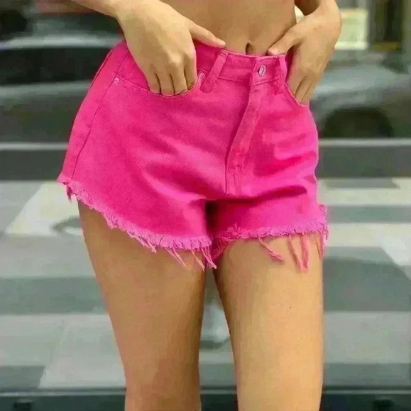 Pink shorts made in  Brazil size 7/8 - Picture 1 of 7